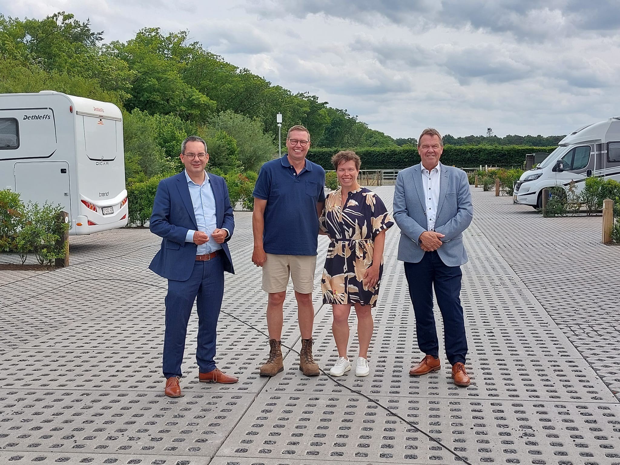 1 op de camperplaatsen