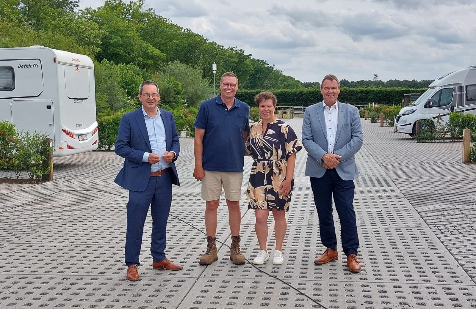 1 op de camperplaatsen