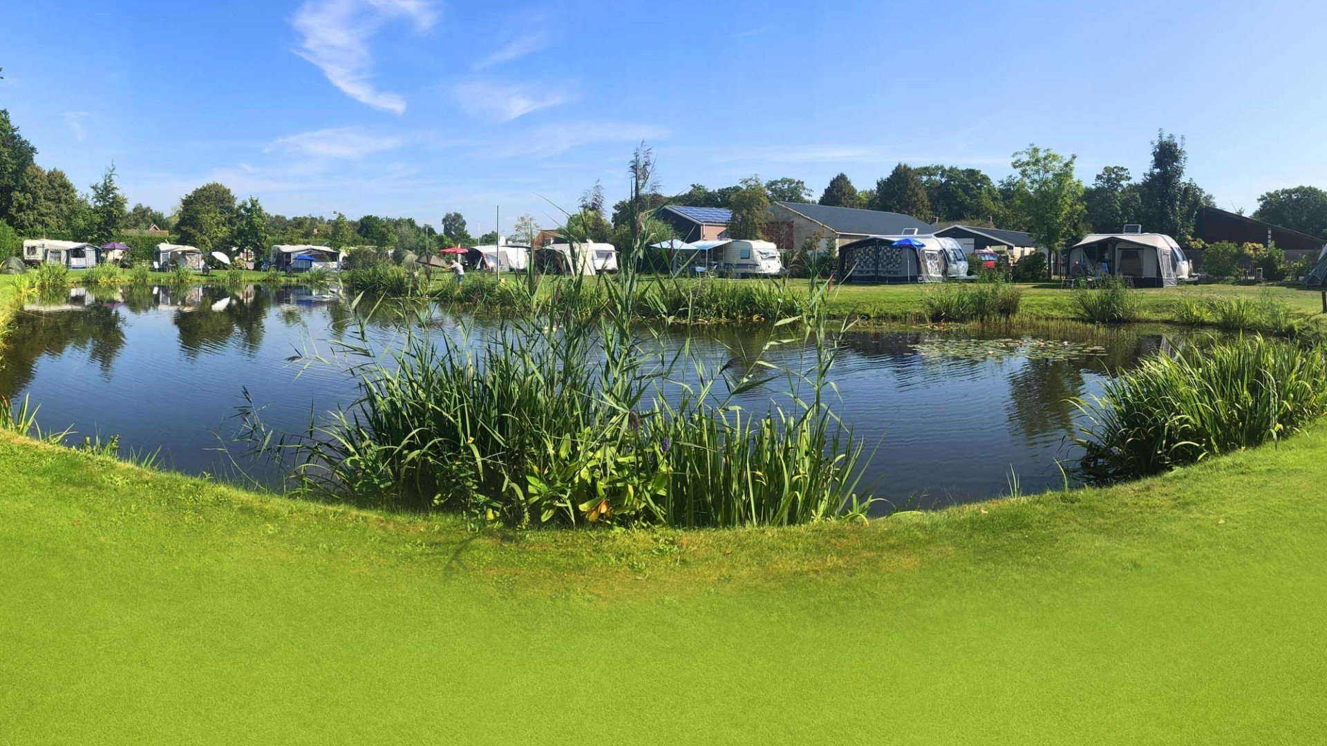 Gastvrije camping met ruime, groene plaatsen