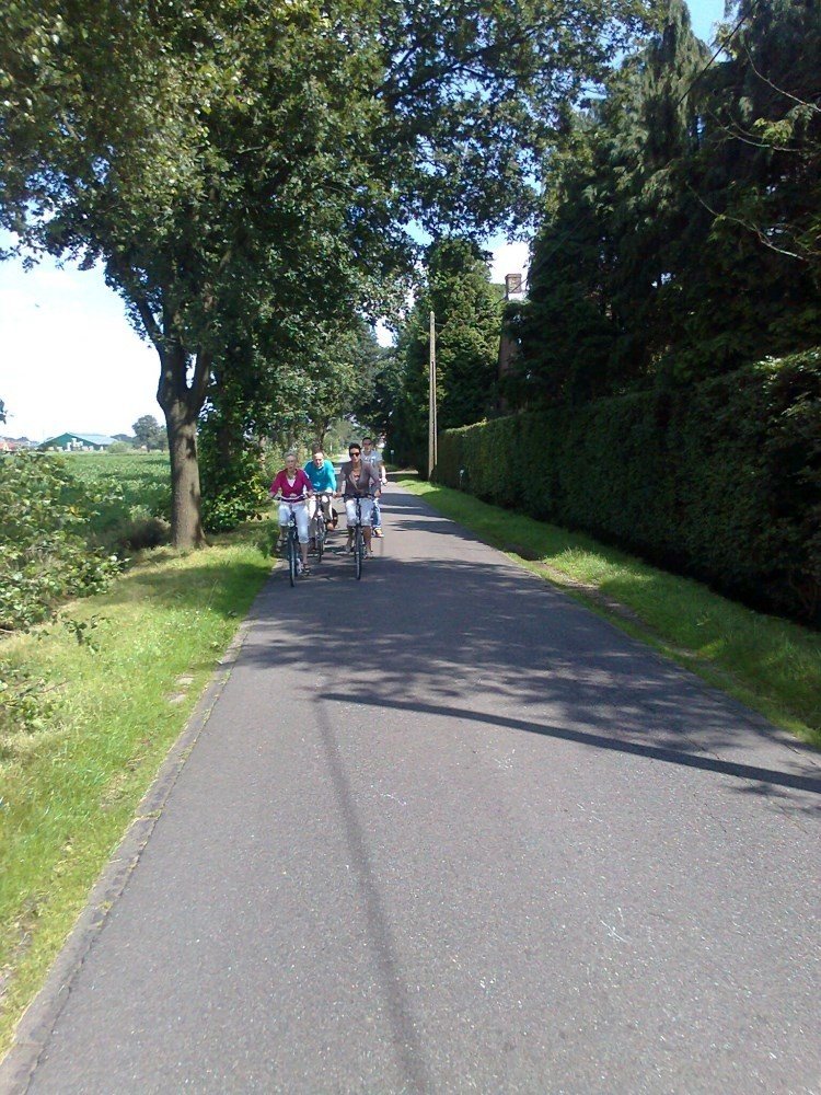 Fietsen en wandelen